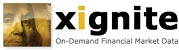 Xignite API Integration to get the latest stock market data for financial analysis, plot using Fusion Charts etc.